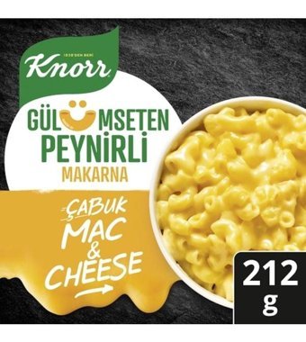 Knorr Çabuk Bardak Mac And Cheese Peynirli Makarna 212 gr
