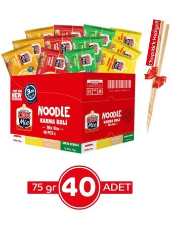 Oba Mie Karma Çeşnili Noodle 40x75 gr