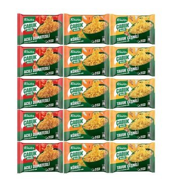 Knorr Çabuk Bardak Karışık Noodle 15x67 gr