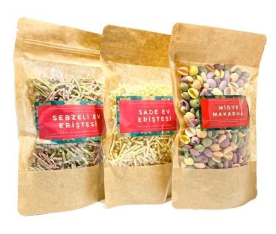 Guruyemiş Box 3'Lü Sade Sebzeli Midye Erişte 750 gr
