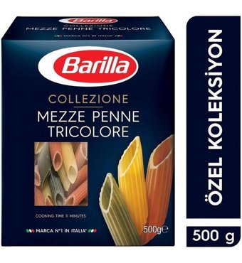 Barilla Tricolore Üç Renkli Penne Kalem Makarna 500 gr