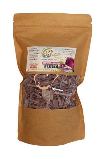 Çamaş Kırmızı Lahanalı Erişte 400 gr