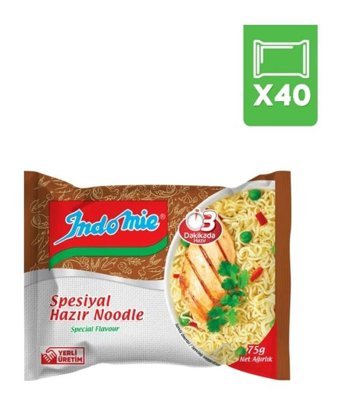 Indomie Spesiyal Çeşnili Noodle 40x75 gr