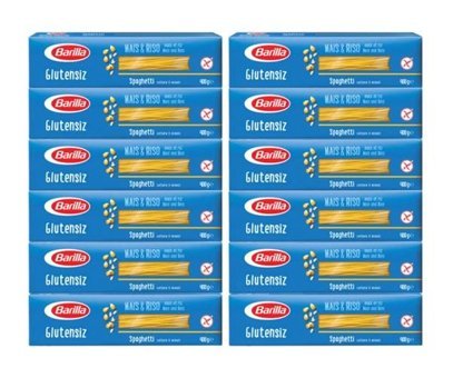 Barilla Glutensiz Spaghetti Makarna 12x400 gr