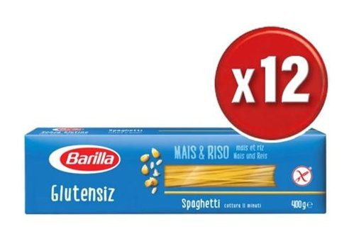 Barilla Glutensiz Spaghetti Makarna 12x400 gr