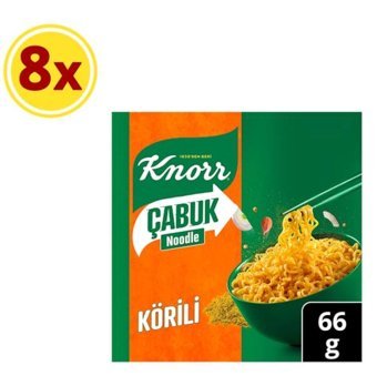 Knorr Çabuk Bardak Köri Çeşnili Noodle 8x66 gr