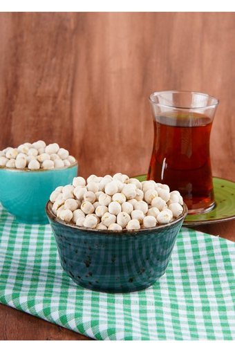 Komşu Kuruyemiş Denizli Kavrulmuş Tuzsuz Çıtır Beyaz Leblebi 250 gr