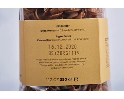 Bonatelli Vegan Siyez Unlu Burgu Makarna 350 gr