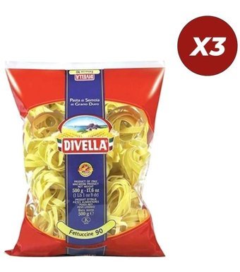 Divella Fettuccine Makarna 3x500 gr