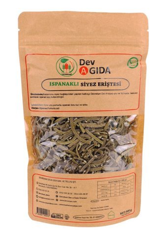 Devrekani Deva Gıda Ispanaklı Siyez Unlu Siyez Unlu Burgu Makarna 300 gr