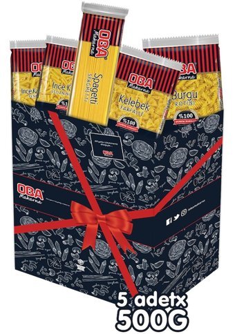 Oba Karışık Makarna 5x500 gr