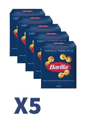 Barilla Fiyonk Makarna 5x500 gr