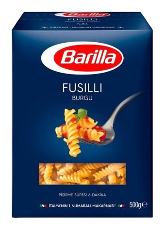 Barilla Burgu Makarna 2x500 gr