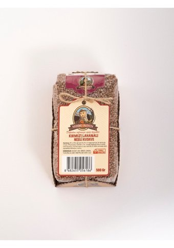 Nesibe Hatun El Yapımı Kırmızı Lahanalı Kuskus Makarna 500 gr