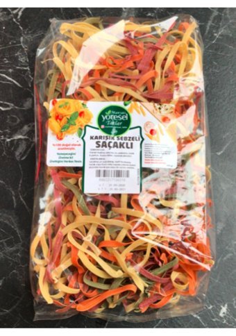 Manyas Yöresel Tatlar Karışık Sebzeli Saçaklı Makarna 400 gr