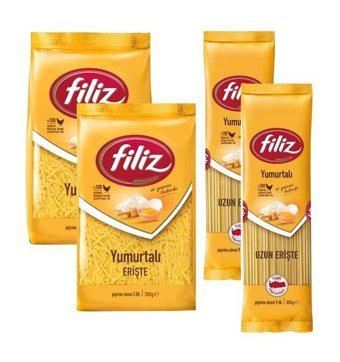Filiz Yumurtalı Uzun Erişte 4x350 gr