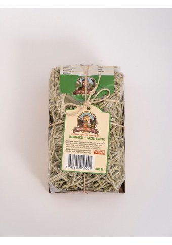 Nesibe Hatun Ispanaklı Pazılı El Yapımı Erişte 500 gr