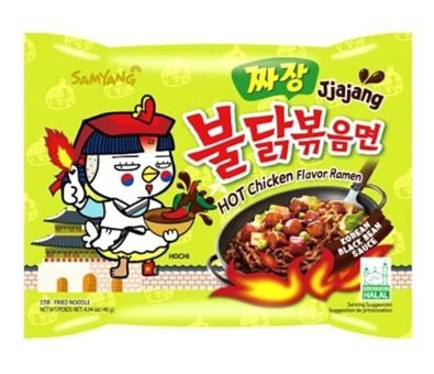Samyang Buldak Jjajang Korean Black Bean Sauce Ramen Noodle 140 gr