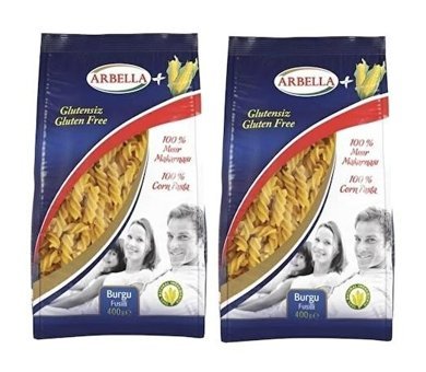 Arbella Glutensiz Burgu Makarna 2x400 gr