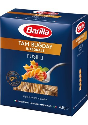 Barilla İntegrale Tam Buğday Unlu Fusilli Burgu Makarna 400 gr