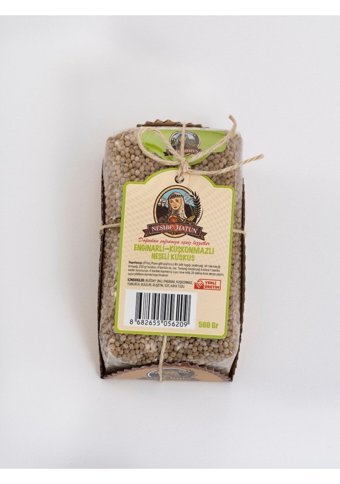 Nesibe Hatun El Yapımı Enginarlı Kuşkonmazlı Kuskus Makarna 500 gr