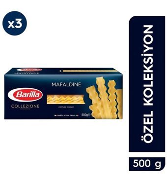Barilla Mafaldine Makarna 3x500 gr