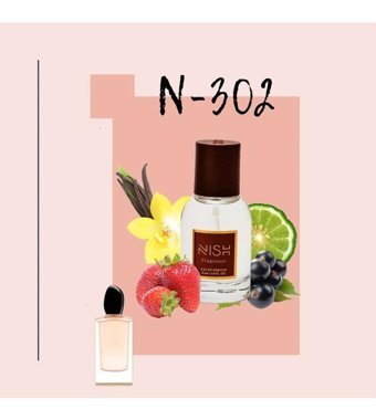 Nish Fragrance N-302 EDP Meyveli Kadın Parfüm 50 ml
