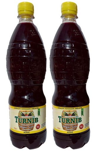 Turnib Organik Şekersiz Acısız Şalgam 2x1 lt
