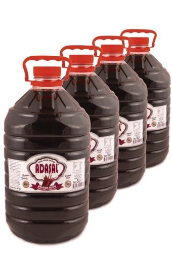 Adaşal Organik Şekersiz Acılı Şalgam 4x5 lt