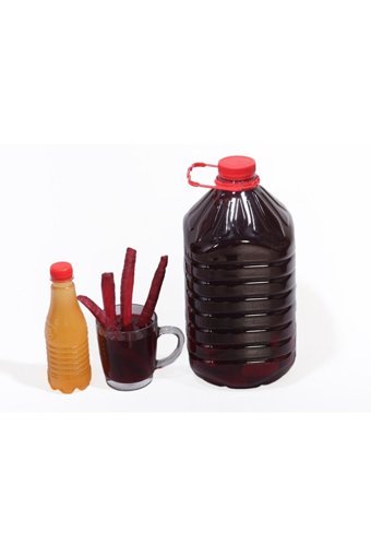 Kalı Organik Şekersiz Acısız Şalgam 3x5 lt