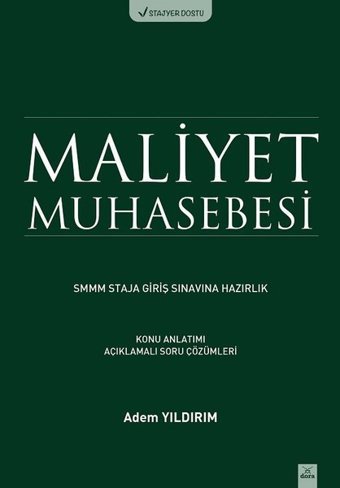 Maliyet Muhasebesi Adem Yıldırım Dora Yayıncılık