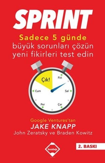 Sprint John Zeratsky, Jake Knapp, Braden Kowitz Buzdağı Yayınevi