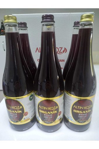 Altınkoza Organik Şekersiz Acılı-Acısız Şalgam 6x1 lt