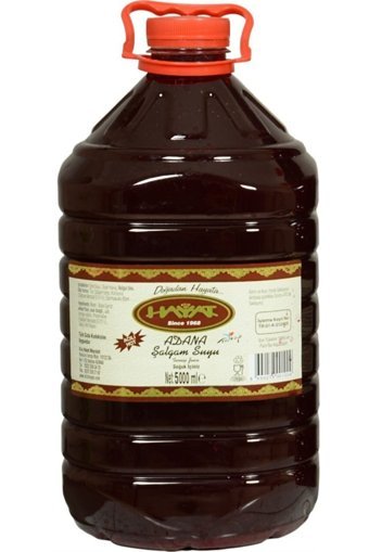 Kılıç Hayat Organik Şekersiz Glutensiz Acılı Şalgam 5 lt