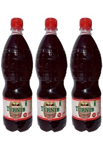 Turnib Organik Şekersiz Acılı Şalgam 3x1 lt