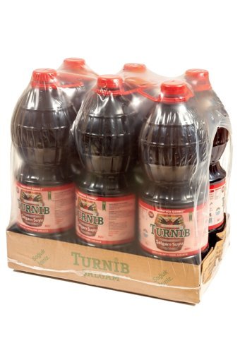 Turnib Organik Şekersiz Acılı Şalgam 6x3 lt