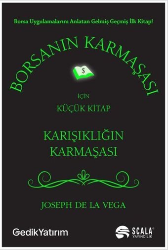 Borsanın Karmaşası için Küçük Kitap Joseph De La Vega Scala Yayıncılık
