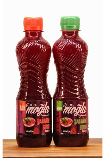 Goca Moğla Organik Şekersiz Glutensiz Acılı Şalgam 330 ml