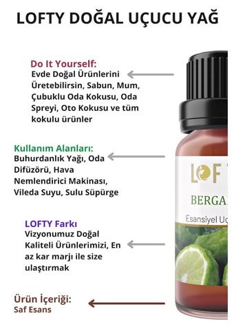Lofty Bergamot Oda Kokusu 10 ml