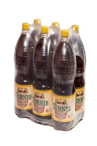Turnib Organik Şekersiz Acısız Şalgam 6x2 lt
