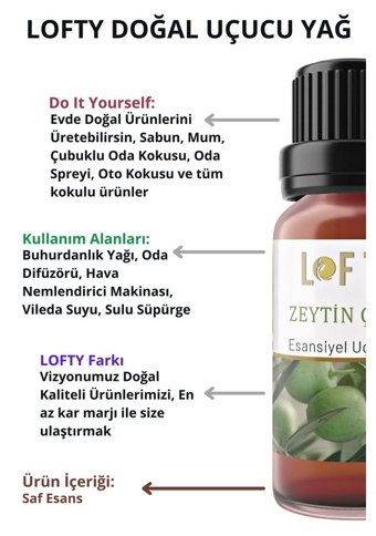 Lofty Zeytin Çiçeği Oda Kokusu 10 ml