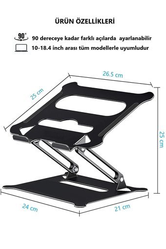 Newolexx Çelik Taşınabilir Laptop Standı