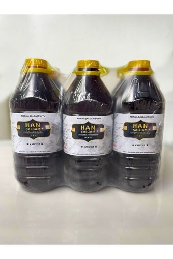 Han Organik Şekersiz Acısız Şalgam 6x3 lt