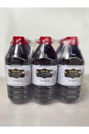 Han Organik Şekersiz Acılı Şalgam 6x3 lt