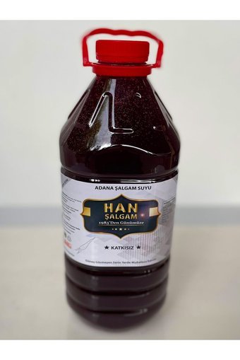 Han Organik Şekersiz Acılı Şalgam 6x3 lt