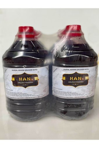 Han Organik Şekersiz Acılı Şalgam 4x5 lt
