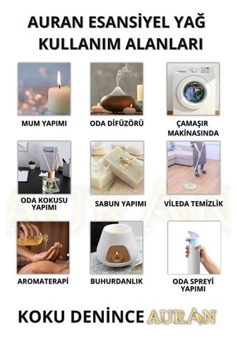 Auran Vanilya Oda Kokusu 10 ml