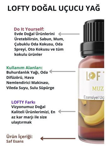 Lofty Muz Oda Kokusu 30 ml