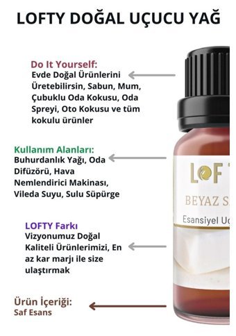 Lofty Pudra Oda Kokusu 10 ml