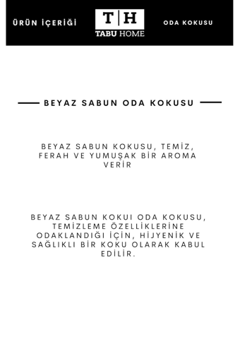 Tabu Home Beyaz Sabun Oda Kokusu 400 ml